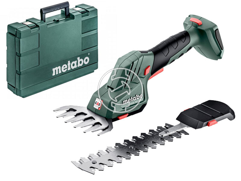 Metabo SGS 18 LTX Q akkus fűnyíró olló kofferben (akku és töltő nélkül)