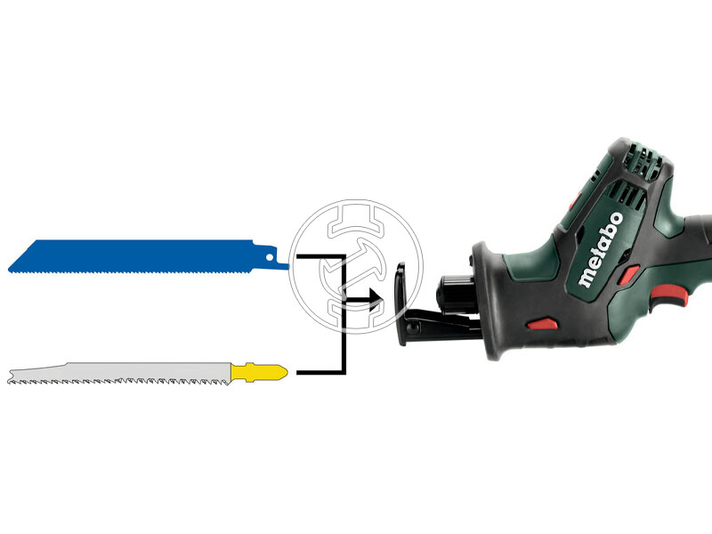 Metabo SSE 18 LTX Compact akkus orrfűrész kofferben (akku és töltő nélkül)