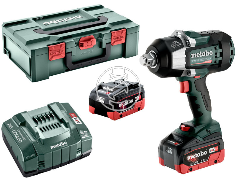 Metabo SSW 18 LTX 1750 BL akkus ütvecsavarozó 2 x 8 Ah
