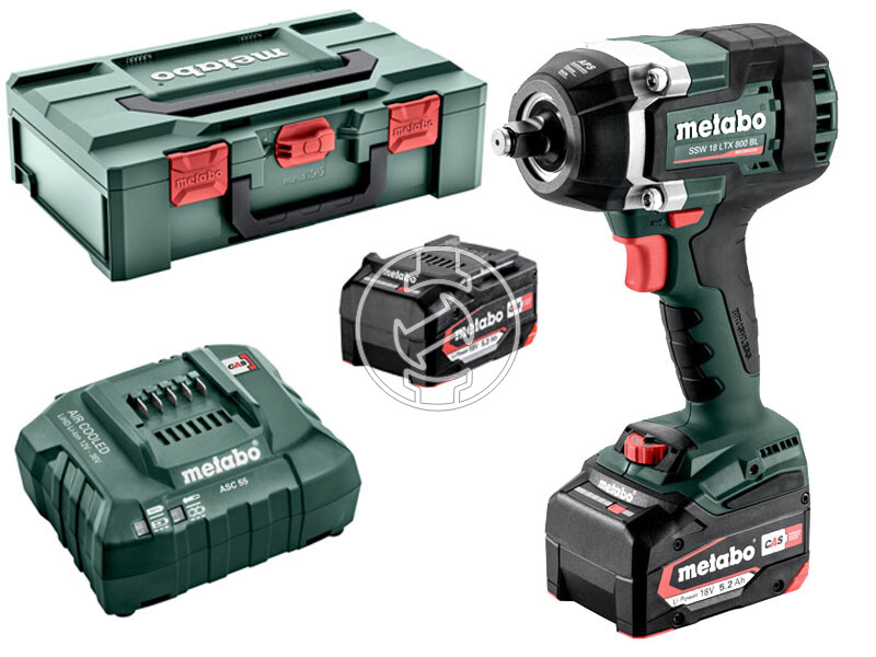 Metabo SSW 18 LTX 800 BL akkus ütvecsavarozó Li-Power