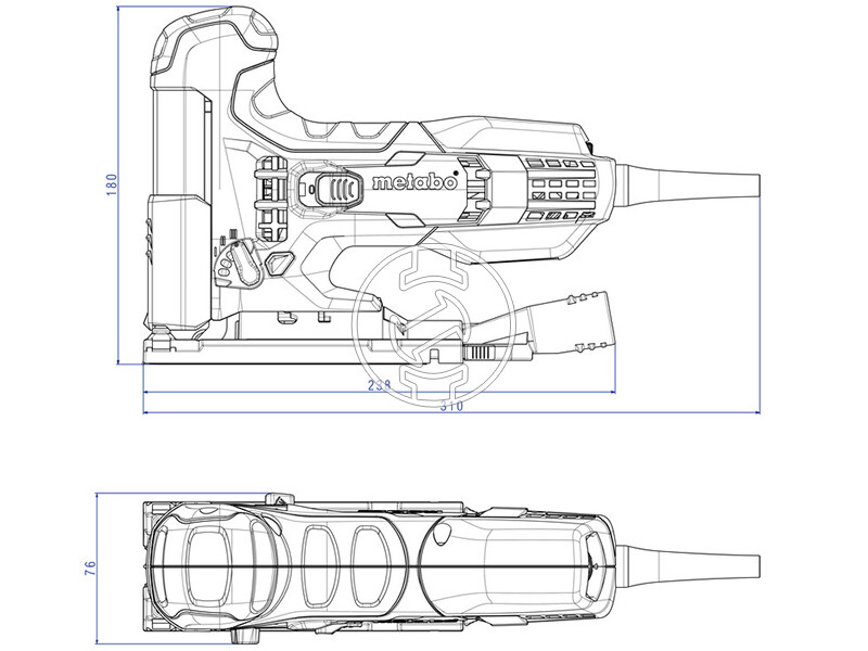 Metabo STE 100 QUICK SET elektromos dekopírfűrész