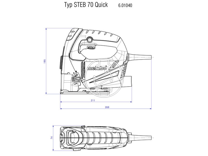 Metabo STEB 70 Quick elektromos dekopírfűrész