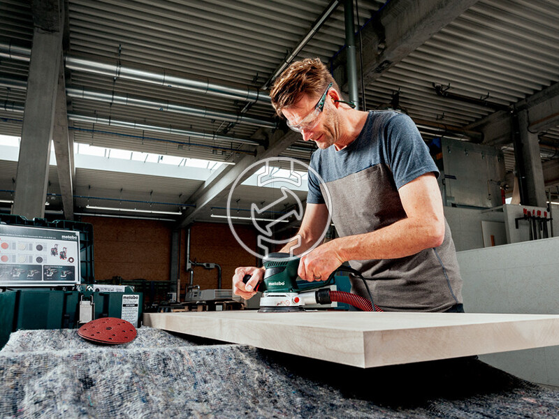 Metabo SXE 450 TurboTec Set elektromos excentercsiszoló