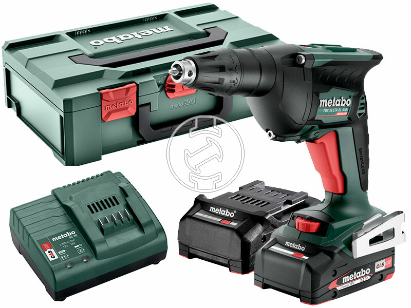 Metabo TBS 18 LTX BL 5000 2 x 2Ah akkus csavarbehajtó mélységütközővel metaBOX-ban