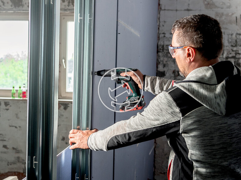 Metabo TBS 18 LTX BL 5000 akkus csavarbehajtó mélységütközővel kofferben (akku és töltő nélkül)