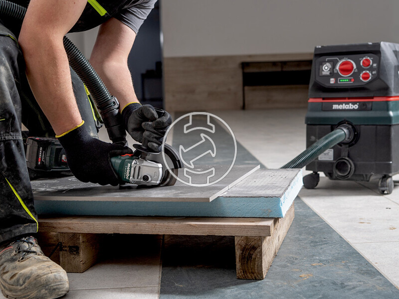 Metabo W 18 L 9-125 2 x 4Ah akkus sarokcsiszoló metaBOX-ban