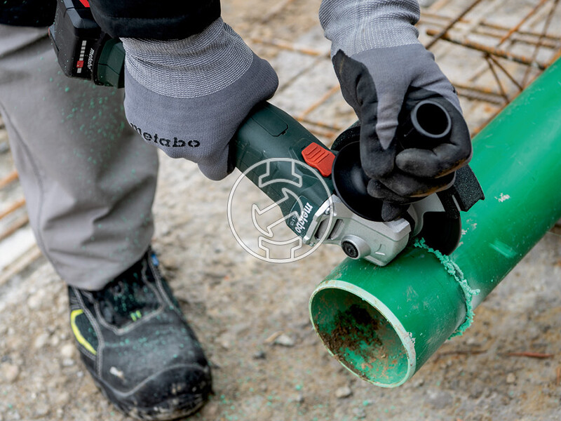 Metabo W 18 L 9-125 akkus sarokcsiszoló kofferben (akku és töltő nélkül)