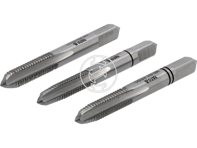 Kép: Metrikus kezi menetfuro keszlet M6 3 reszes HSS-M2.webp