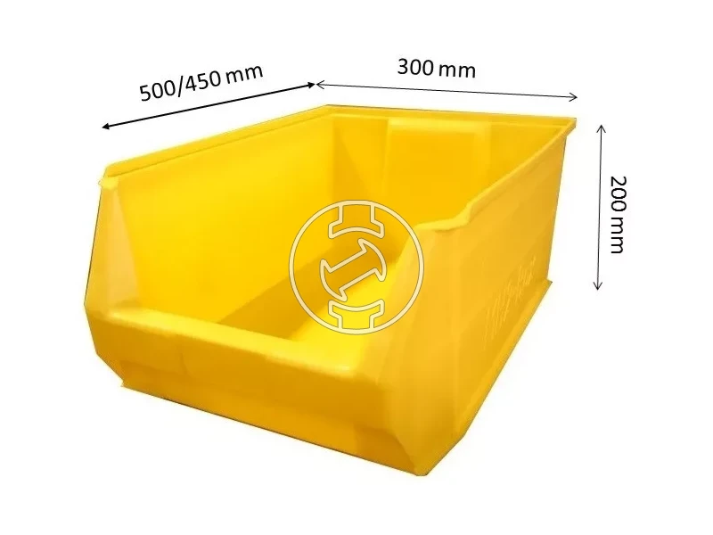 Ztrust MH-2 nyitott tárolódoboz sárga