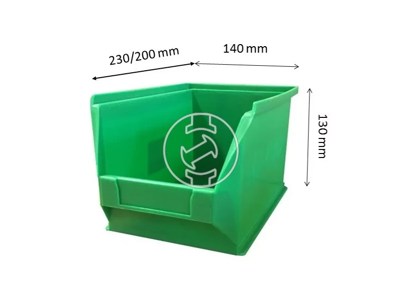 Ztrust MH-4 nyitott tárolódoboz zöld