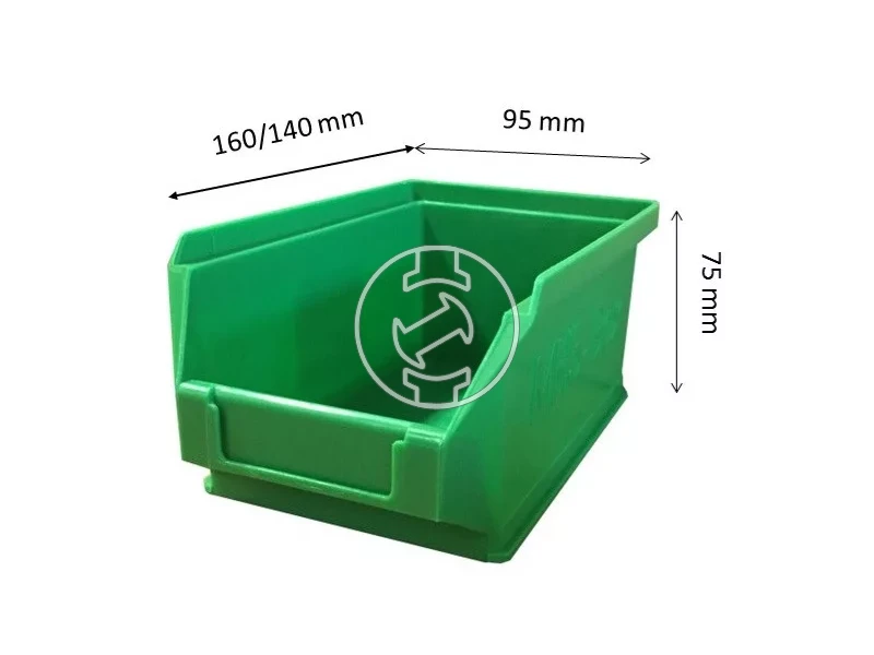 Ztrust MH-5 nyitott tárolódoboz zöld