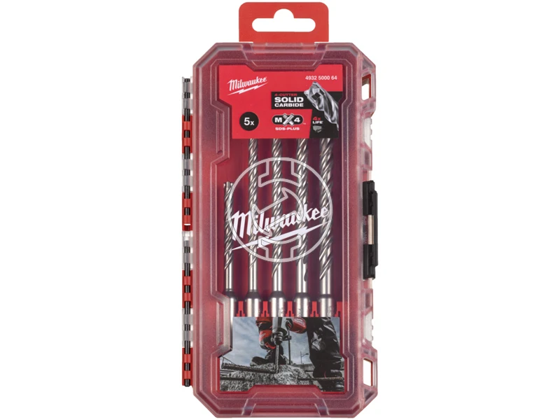 Milwaukee sDS-Plus fúrószár készlet 5 részes