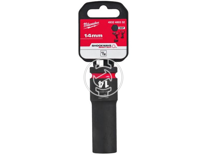 Milwaukee 1/2 inch 14 mm gépi hosszú dugókulcs