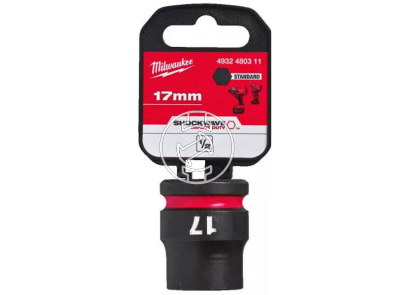 Milwaukee 1/2 inch 17 mm gépi dugókulcs