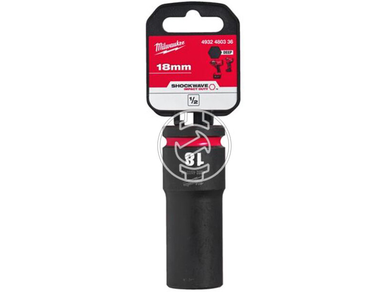 Milwaukee 1/2 inch 18 mm gépi hosszú dugókulcs