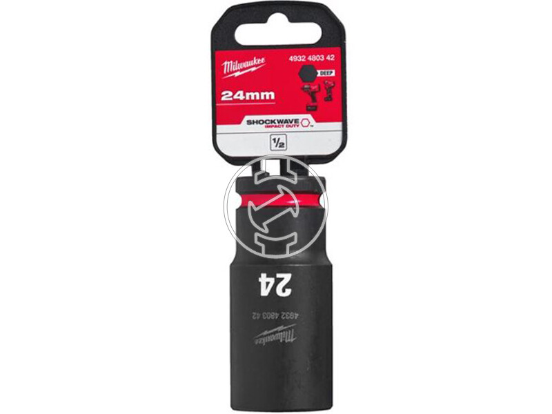 Milwaukee 1/2 inch 24 mm gépi hosszú dugókulcs