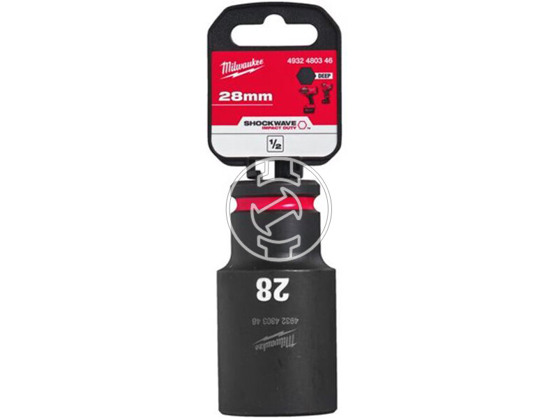 Milwaukee 1/2 inch 28 mm gépi hosszú dugókulcs