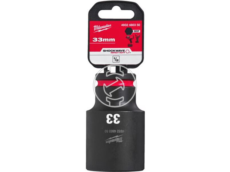Milwaukee 1/2 inch 33 mm gépi hosszú dugókulcs
