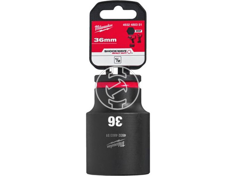 Milwaukee 1/2 inch 36 mm gépi hosszú dugókulcs