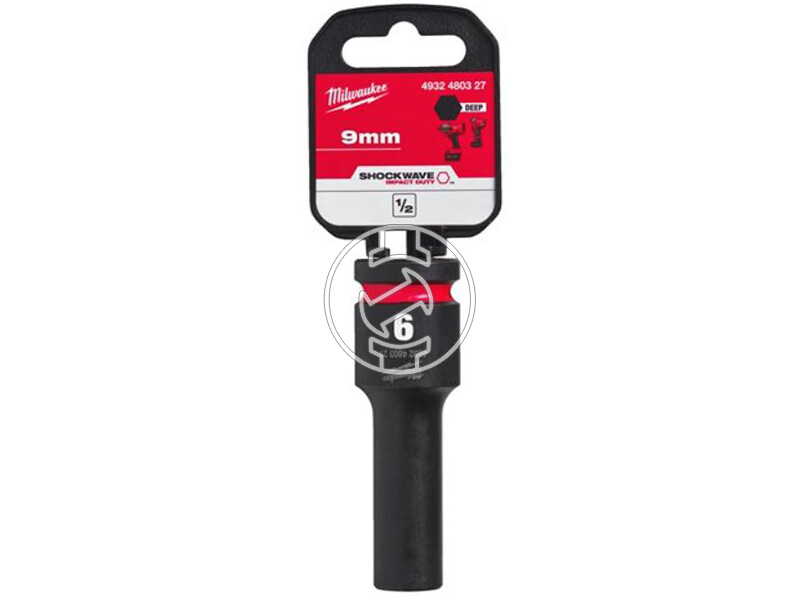 Milwaukee 1/2 inch 9 mm gépi hosszú dugókulcs