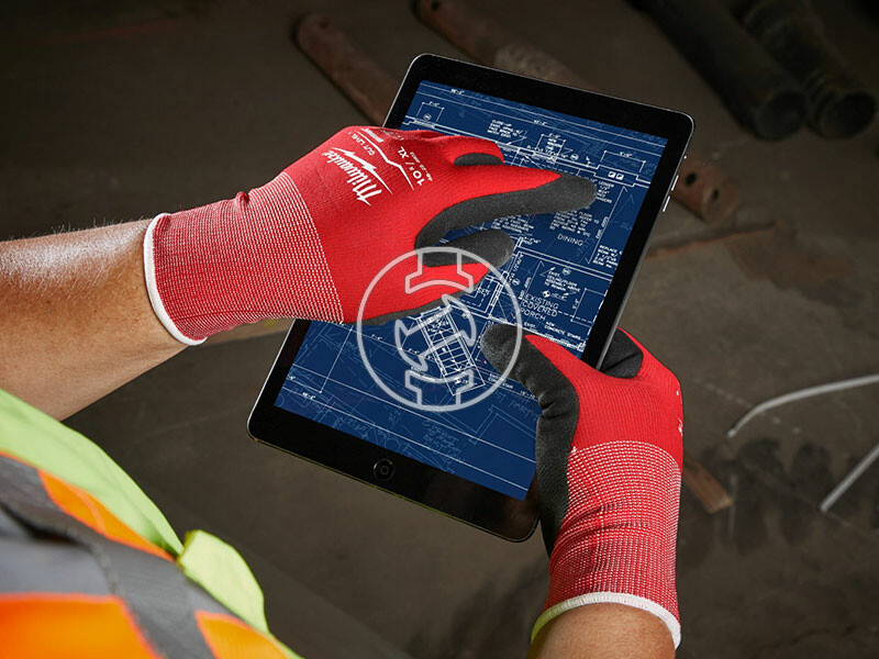 Milwaukee 1/A vágási szintű M/8-as vágásbiztos kesztyű 1 db