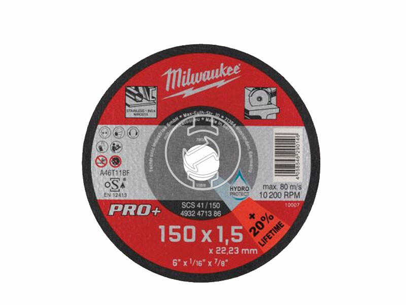 Milwaukee 150x1.5 SC41 PRO+ vágókorong fémhez