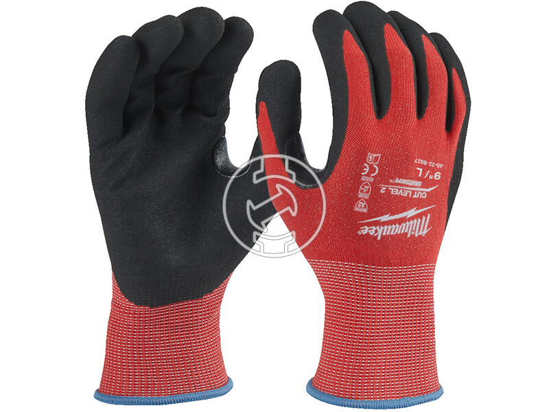 Milwaukee 2/B vágási szintű L/10-es vágásbiztos kesztyű