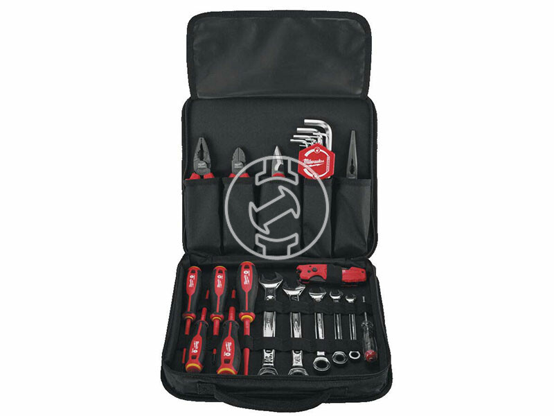 Milwaukee 25 darabos villanyszerelő szerszám készlet