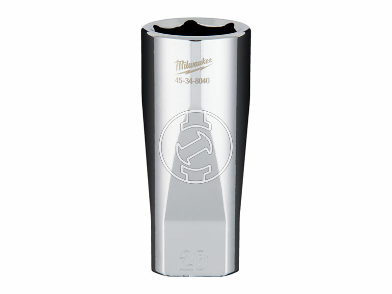 Milwaukee 3/8 inch 20 mm dugókulcs hosszú