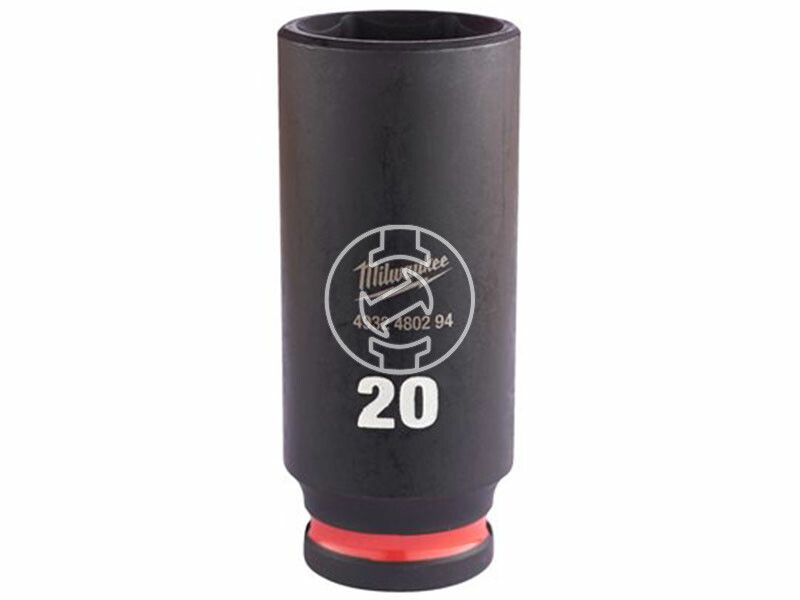 Milwaukee 3/8 inch 20 mm gépi hosszú dugókulcs