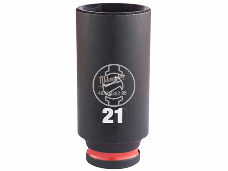 Milwaukee 3/8 inch 21 mm gépi hosszú dugókulcs