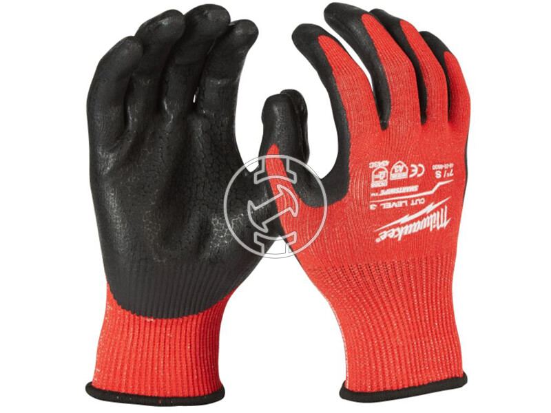 Milwaukee 3/C vágási szintű S/7-es vágásbiztos kesztyű 144 db