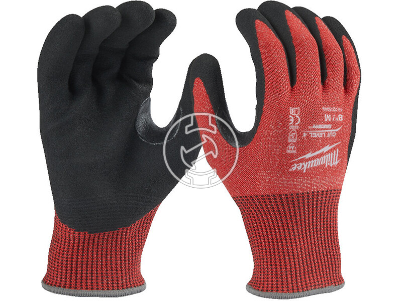Milwaukee 4/D vágási szintű M/8-as vágásbiztos kesztyű