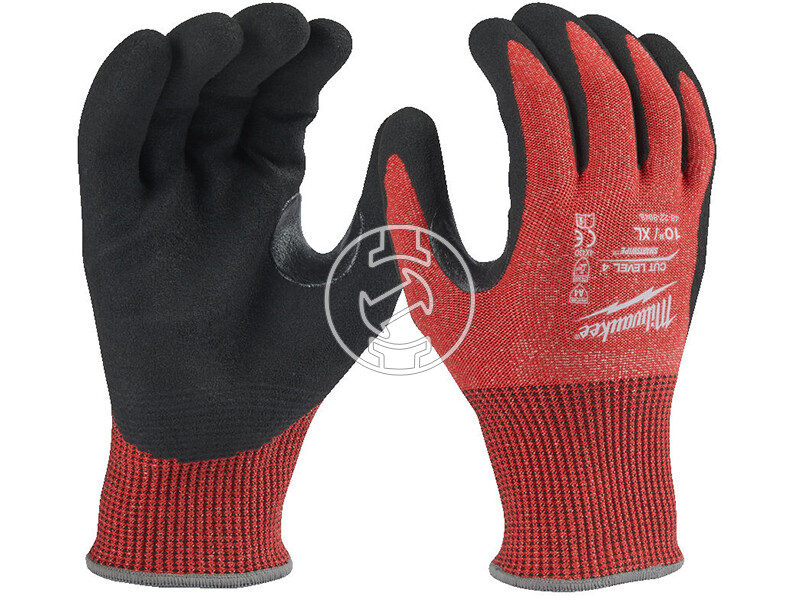 Milwaukee 4/D vágási szintű XL/10-es vágásbiztos kesztyű
