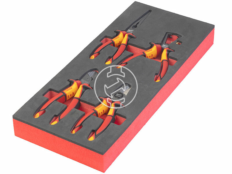 Milwaukee 4 részes VDEszigetelt fogó készlet