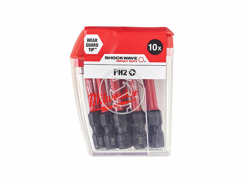 Milwaukee 50 mm | PH2 | 1/4 inch phillips behajtóbit 10 db