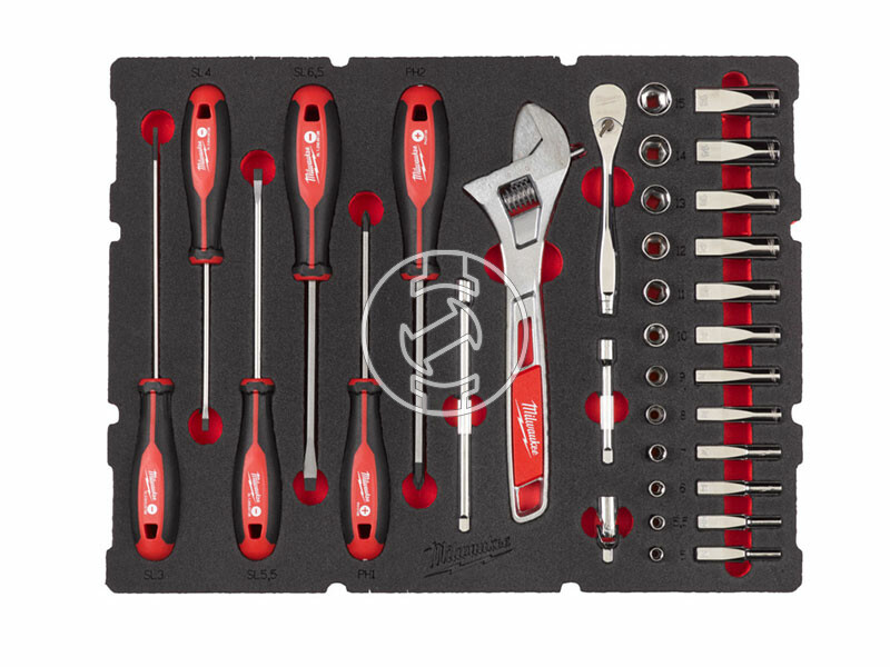 Milwaukee bit és dugókulcs készlet racsnis behajtóval