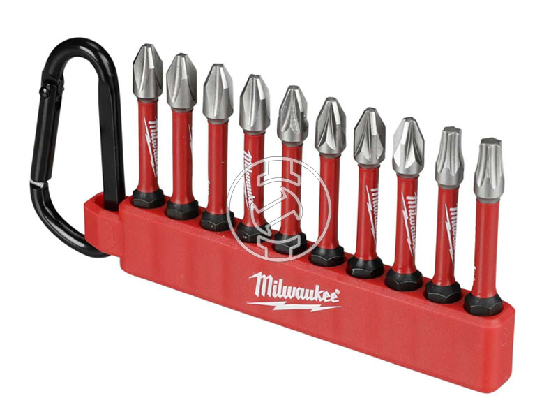 Milwaukee S/Bit ShW CD Carabiner bit készlet 10 db