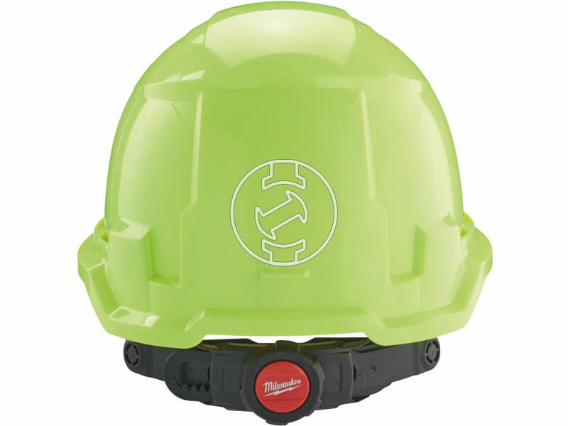 Milwaukee BOLT100 Hi-Vis munkavédelmi sisak sárga, nem szellőző