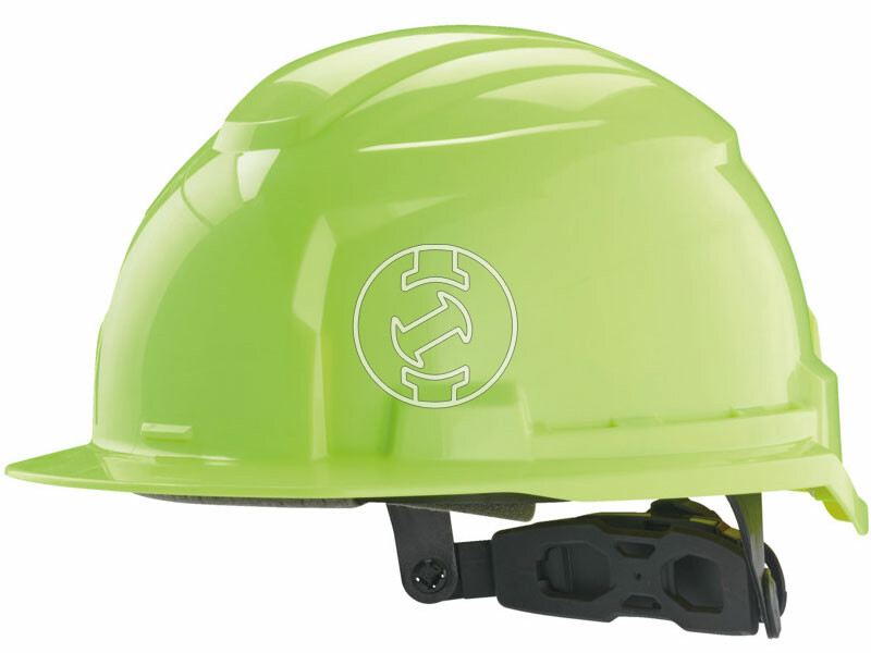 Milwaukee BOLT100 Hi-Vis munkavédelmi sisak sárga, nem szellőző