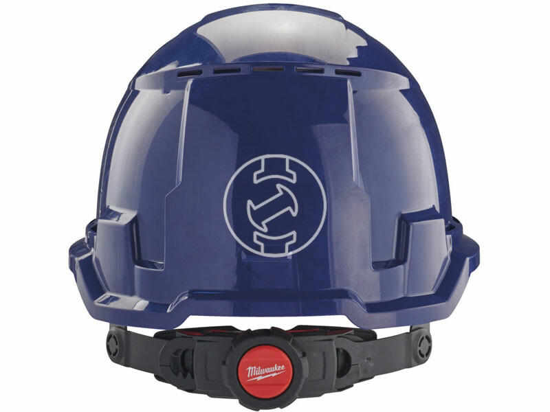 Milwaukee BOLT100 munkavédelmi sisak kék, szellőző