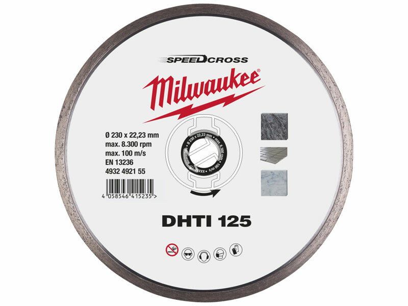 Milwaukee DHTi 125 mm gyémánt vágótárcsa