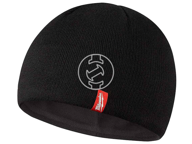 Milwaukee fekete kötött sapka