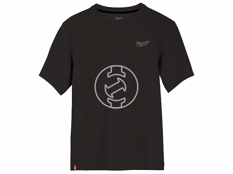 Milwaukee fekete rövid ujjú póló S méret