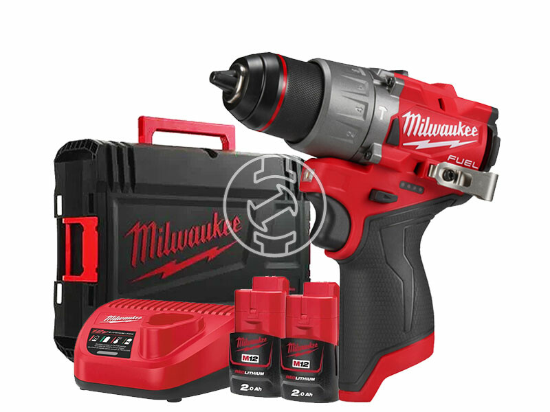 Milwaukee FPD2-202X akkus ütvefúró-csavarozó 2 x 2Ah + töltő, Heavy Duty kofferben