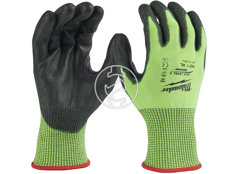 Milwaukee Hi-Vis 5/E vágási szintű XL/10-es vágásbiztos kesztyű