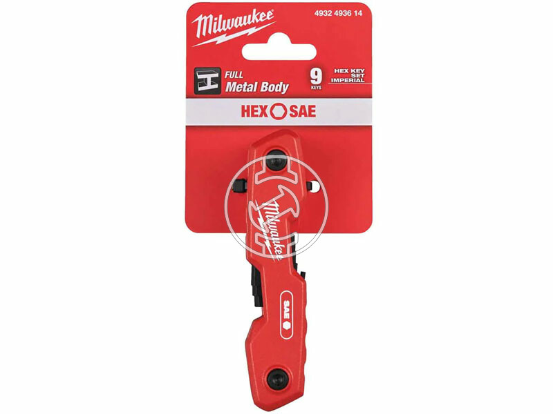 Milwaukee imbuszkulcs készlet Összecsukható 9 db