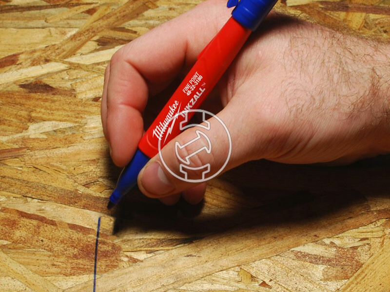 Milwaukee INKZALL Vékony tartós hegyű Kék jelölőfilc