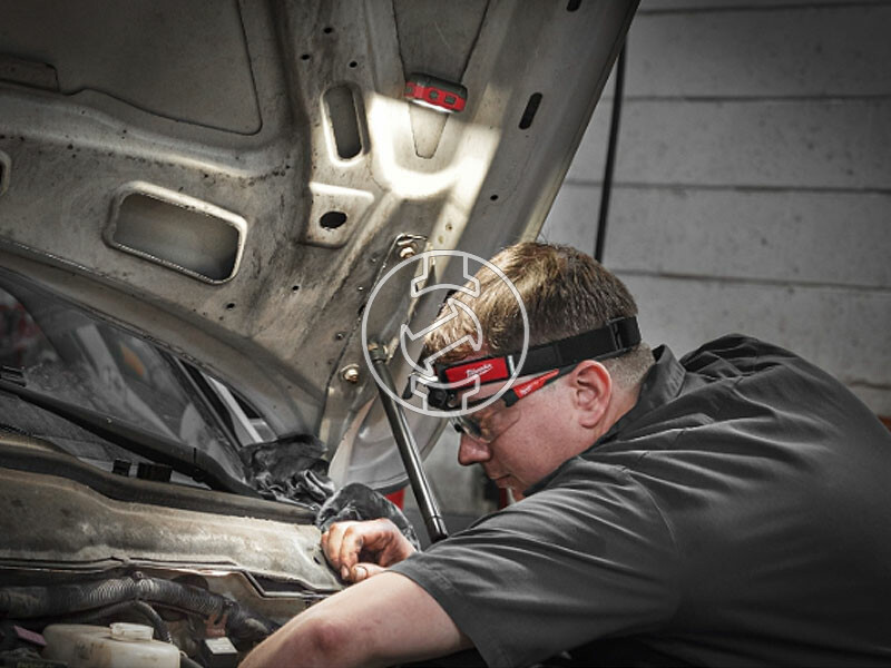 Milwaukee IR HL450PL250 elemes fejlámpa