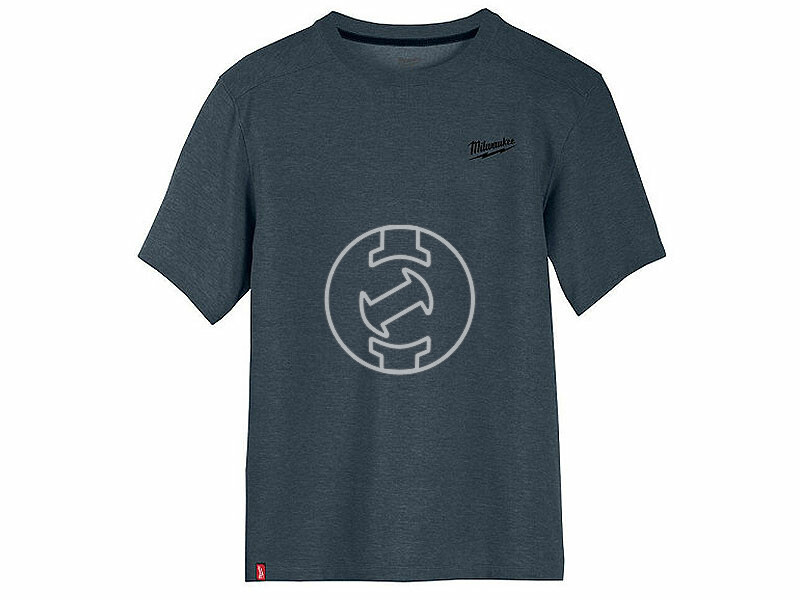 Milwaukee kék rövid ujjú póló S méret
